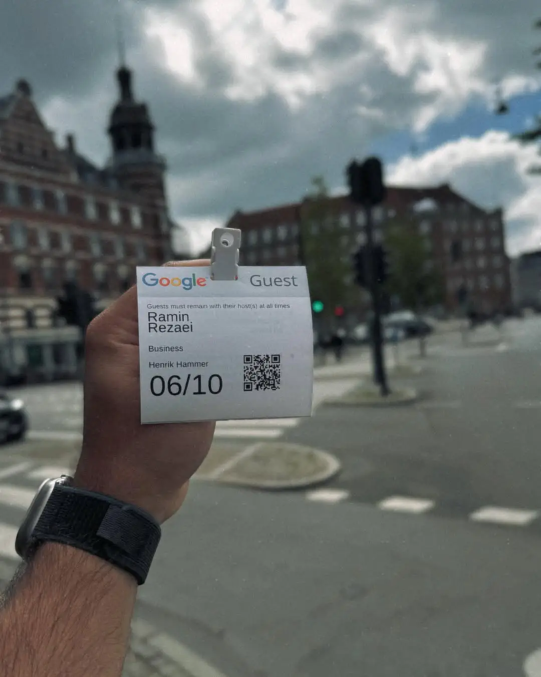 Ramin Rezaei Visiting Google Office in Copenhagen